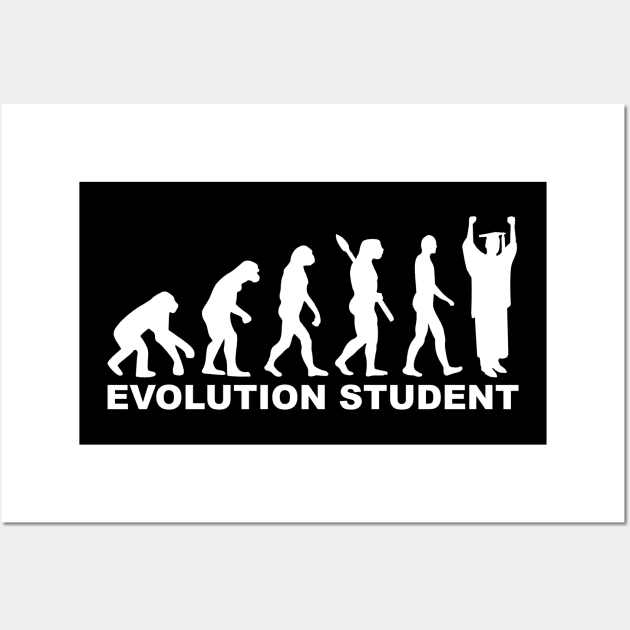 Student evolution Wall Art by Designzz